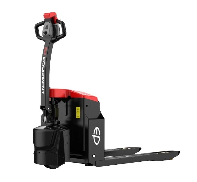 EP Equipment EPT20-15ET elektrische palletwagen – 1.500 kg hefvermogen – geïntegreerde lader