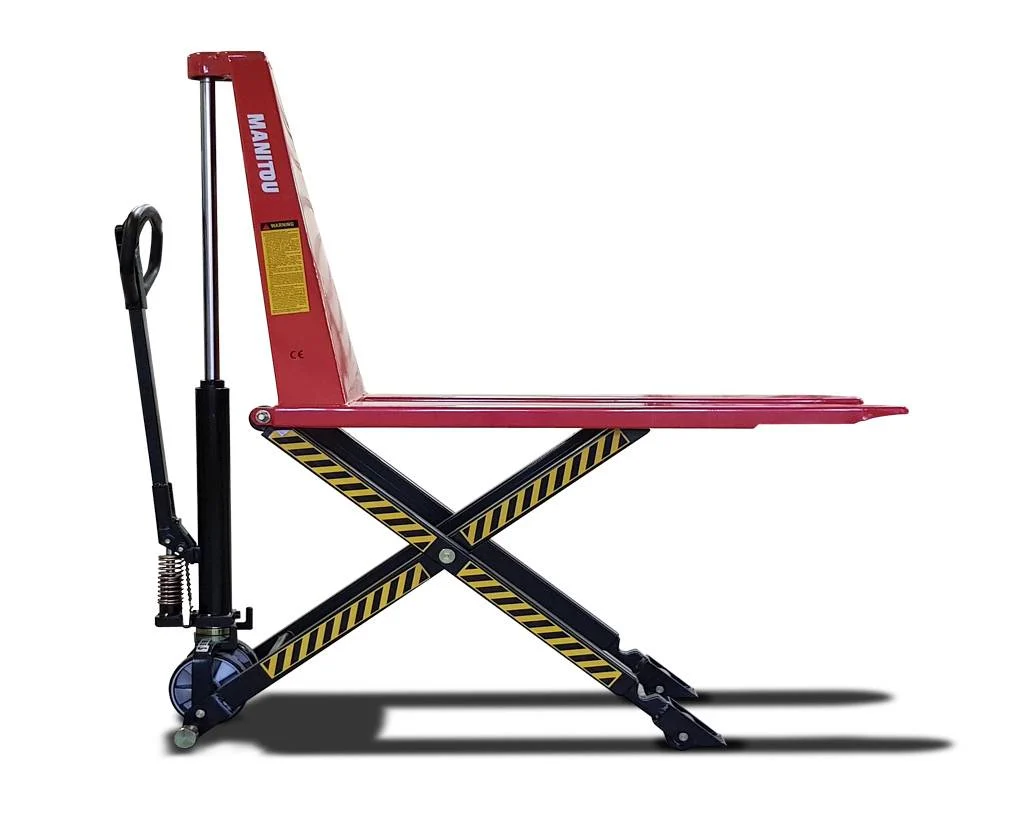 Manitou handpalletwagen hoogheffend – 1.000 kg hefvermogen – 800 mm hefhoogte