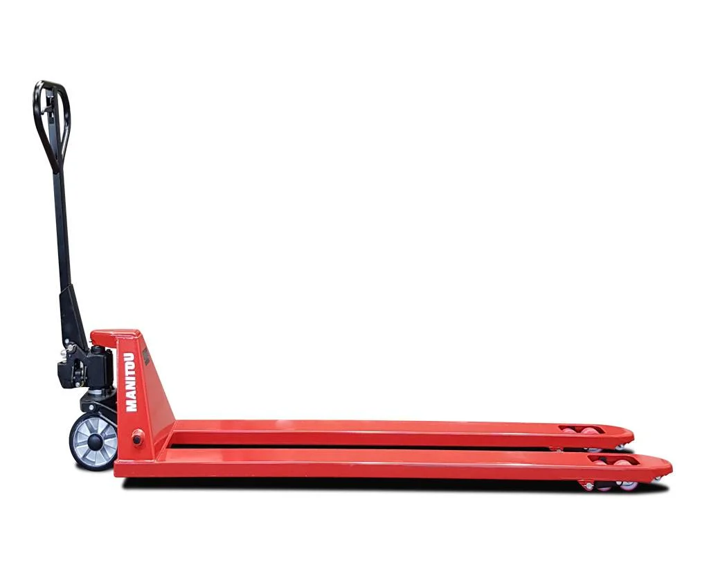 Manitou handpalletwagen met lange vorken – 2.000 kg hefvermogen