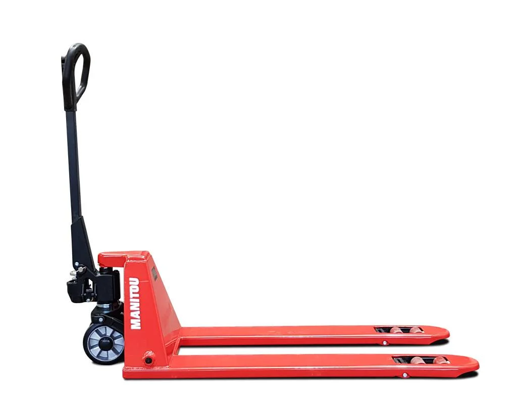 Manitou handpalletwagen met verlaagde vorken – 2.000 kg hefvermogen